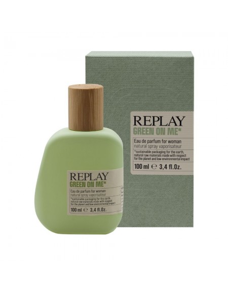 PERFUME REPLAY GREEN ON ME...