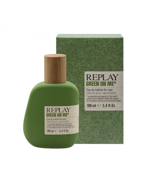 PERFUME REPLAY GREEN ON ME...