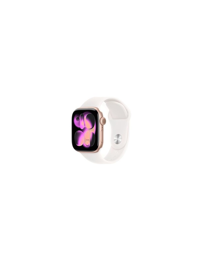 Relógio Apple Watch Series 11 42MM 5G M/L ROSE GLD BLSH CEL (2025) MF8F4LW/A